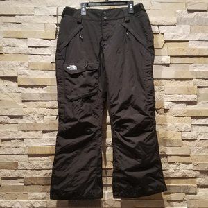 North Face Womens Small Black Ski Snow Pants Suit Snowboard Snowsuit Bibs Bib S